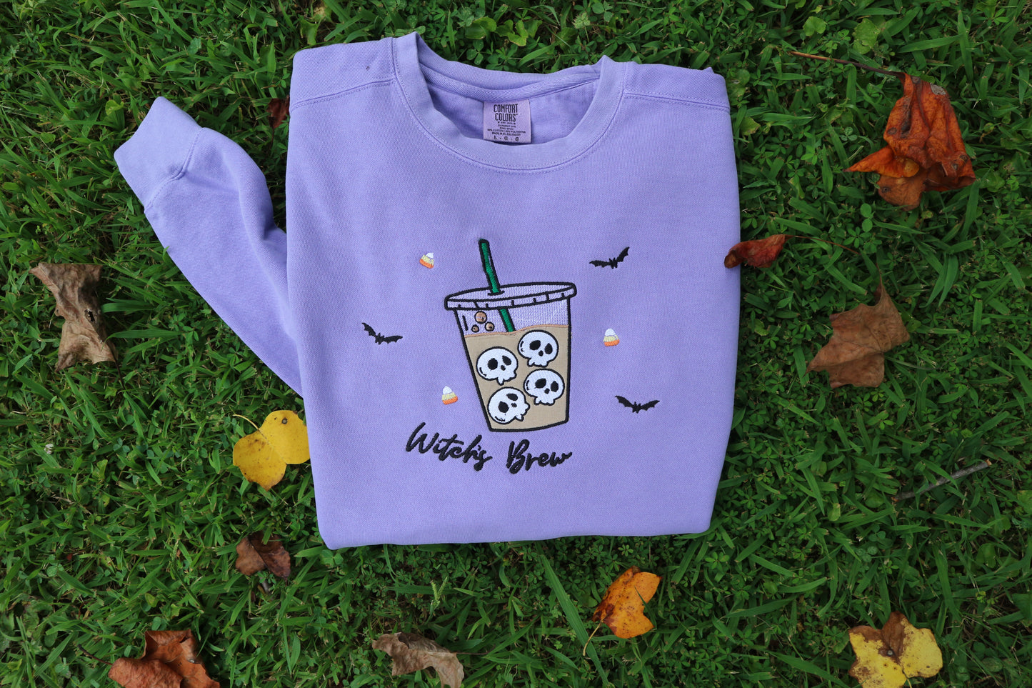 Witch's Brew Embroidered Crewneck