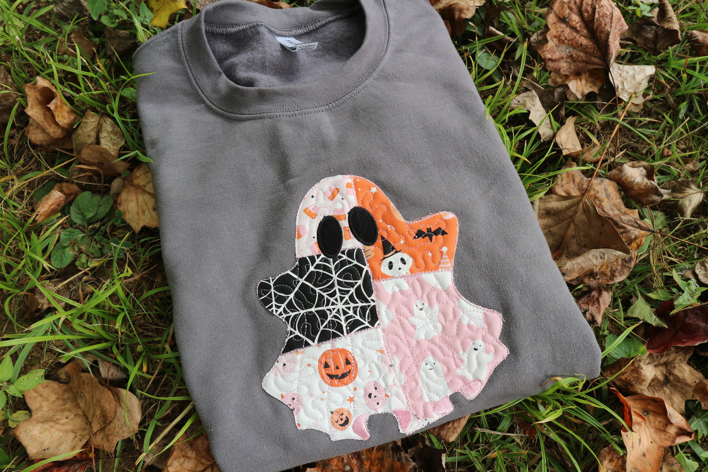 Quilted Ghostie Crewneck