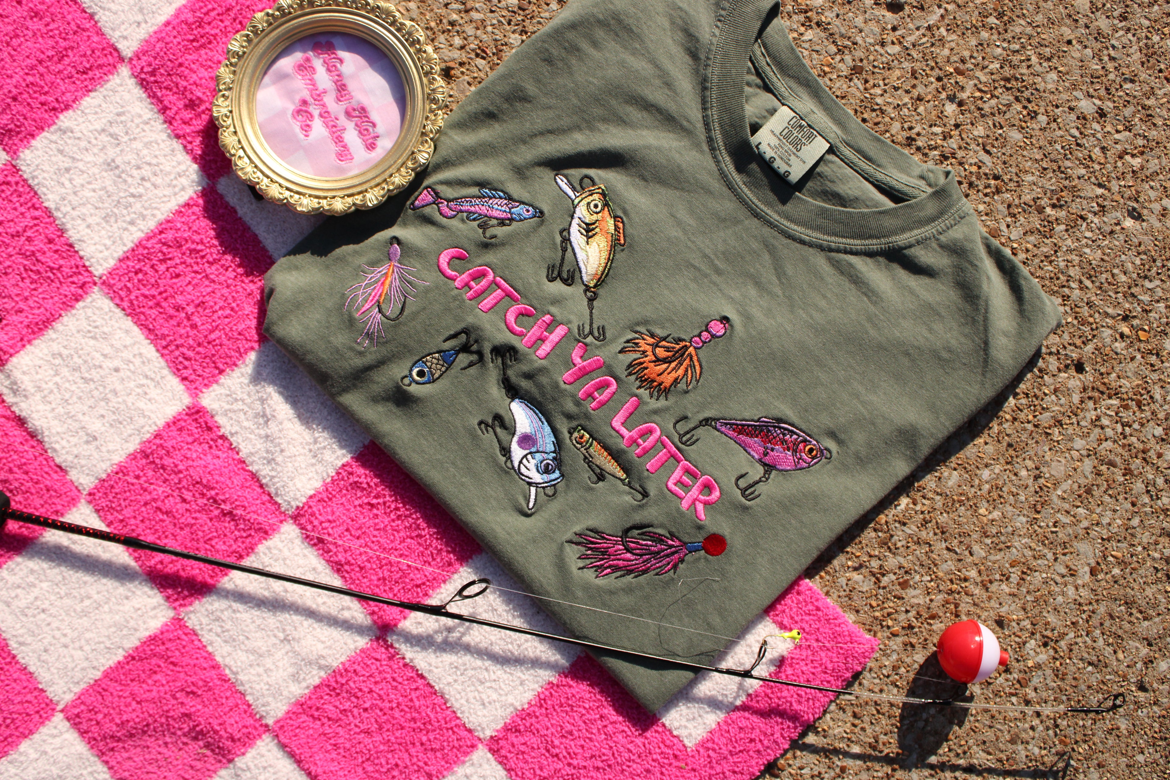 Catch Ya Later Embroidered Tee