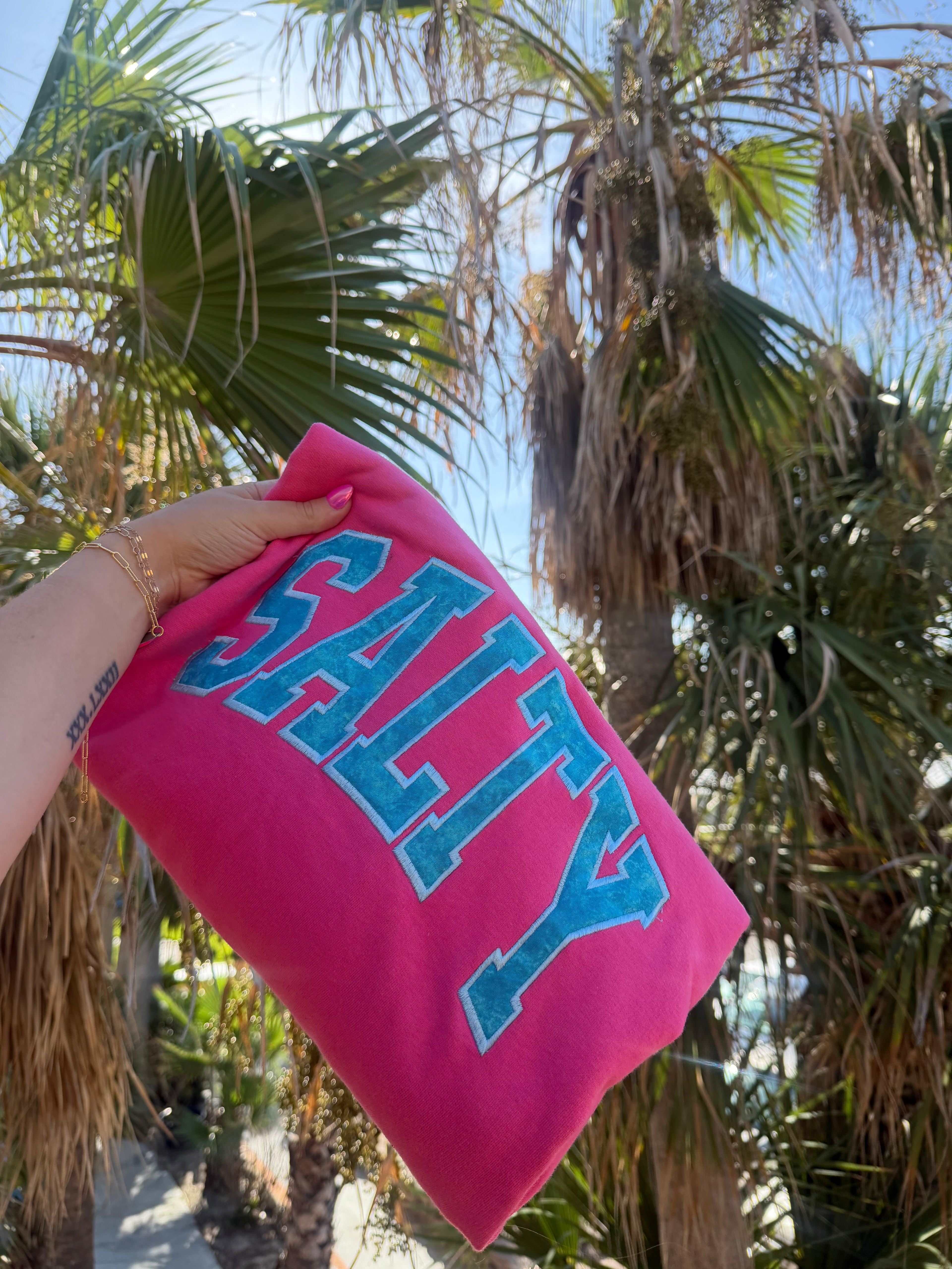 SALTY honey crewneck