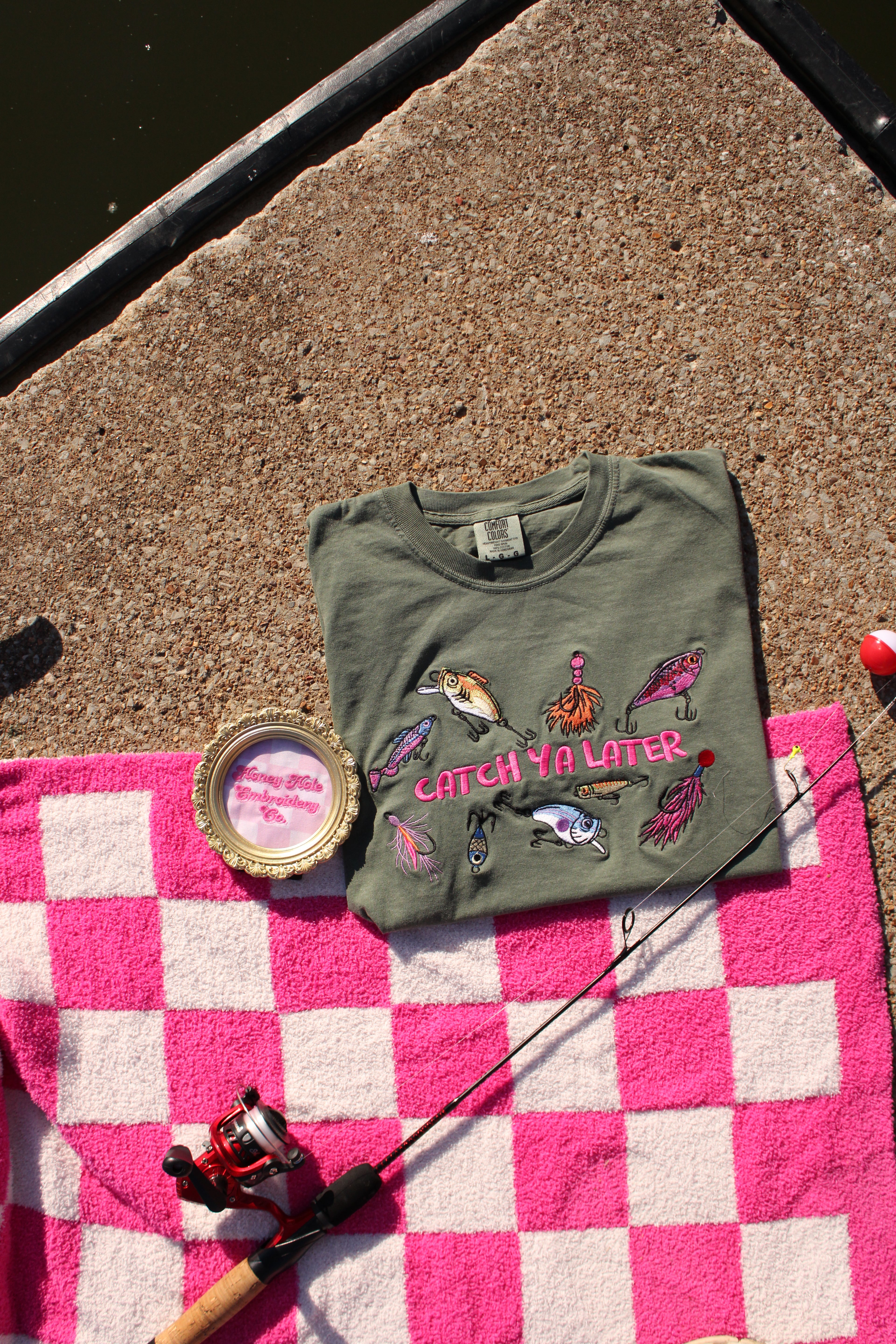 Catch Ya Later Embroidered Tee