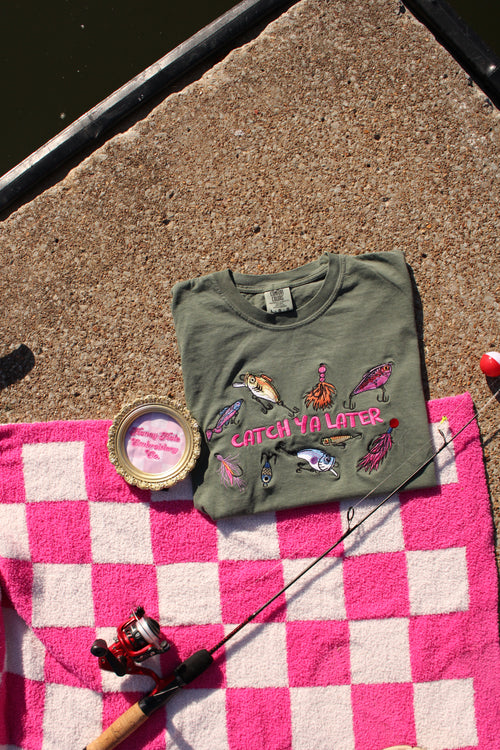 Catch Ya Later Embroidered Tee