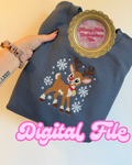 Cross Stitch Rudolph Embroidery Design🦌🎄